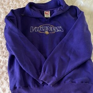 Vintage Minnesota Vikings Quarter Zip